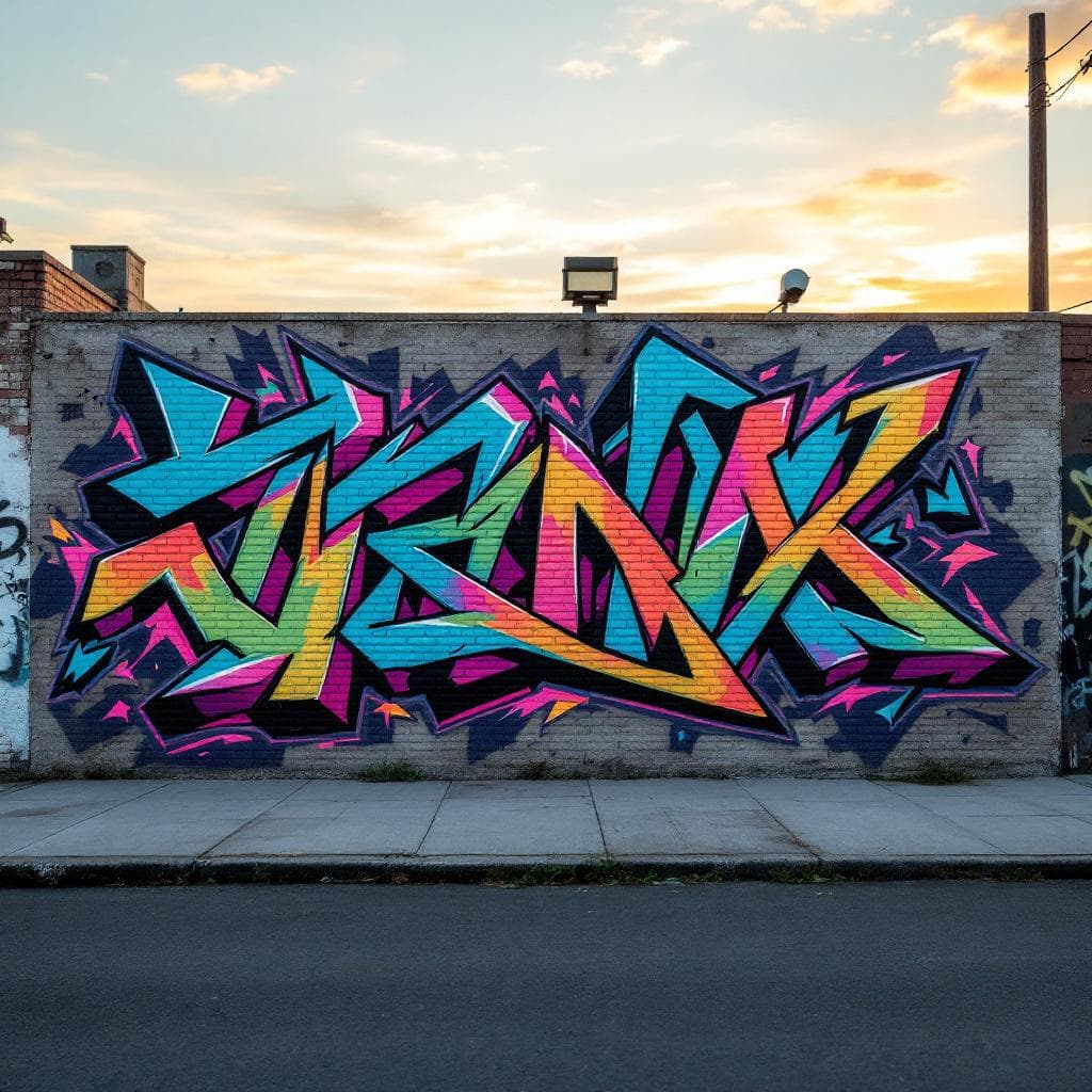 A graffiti like jinx in arcane