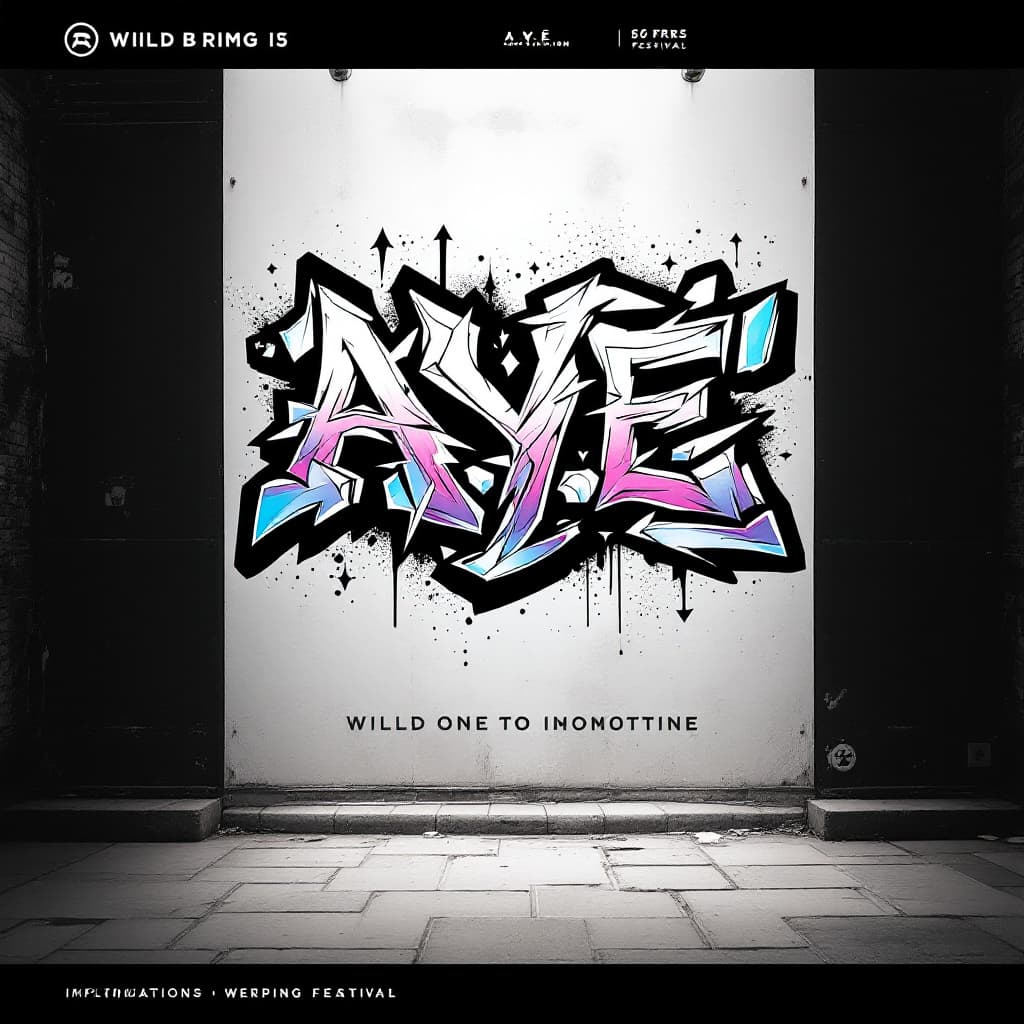 wildstyle graffiti: A.Y.É
