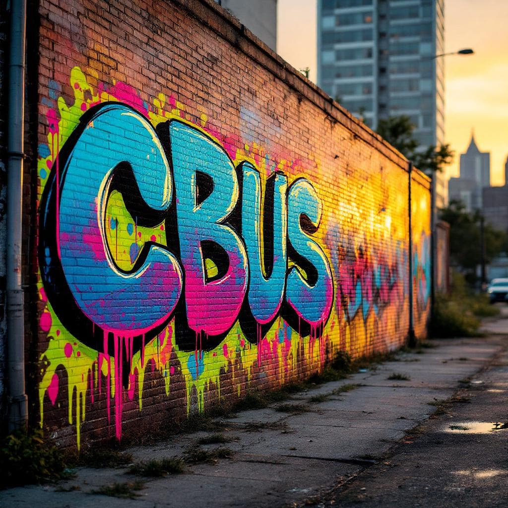 drip graffiti: CBUS