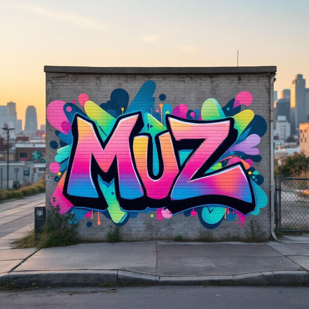 tag graffiti: muz