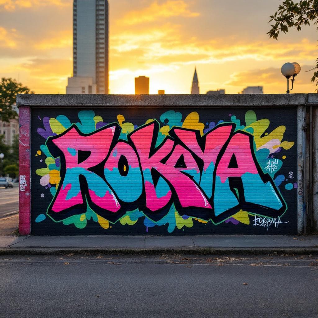 tag graffiti: Rokaya