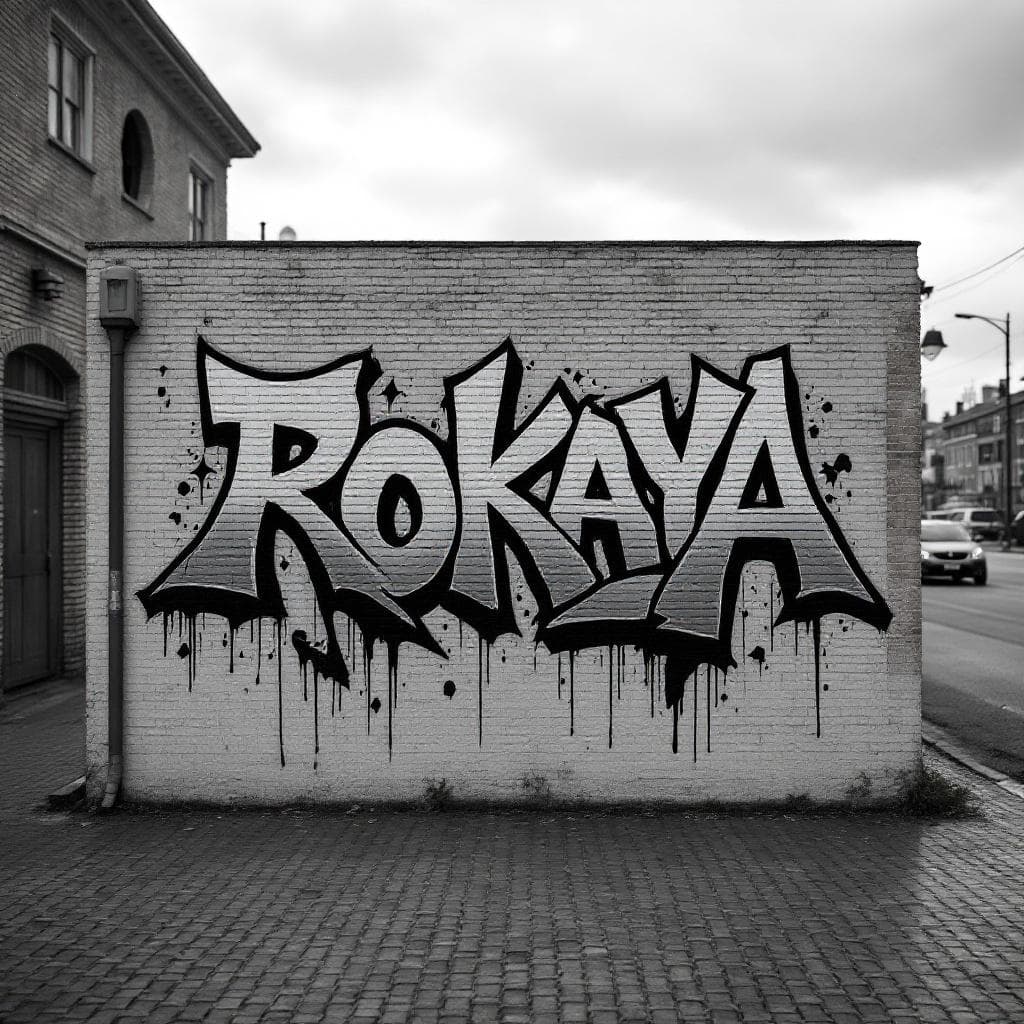 tag graffiti: Rokaya
